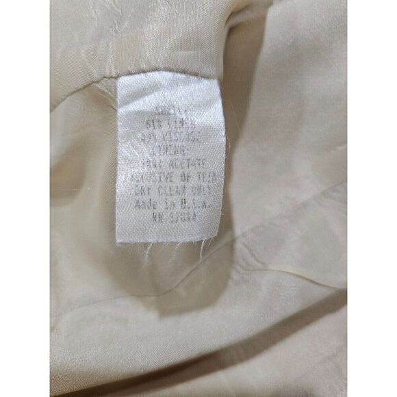 Women's Neiman Marcus Exclusive Linen Blend Jacket/Skirt Suit Size 8 Made in USA - Picture 11 of 16